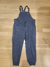 Women's Souped-Up Sweats with Storm Cotton Overalls Blue Size Medium Euc