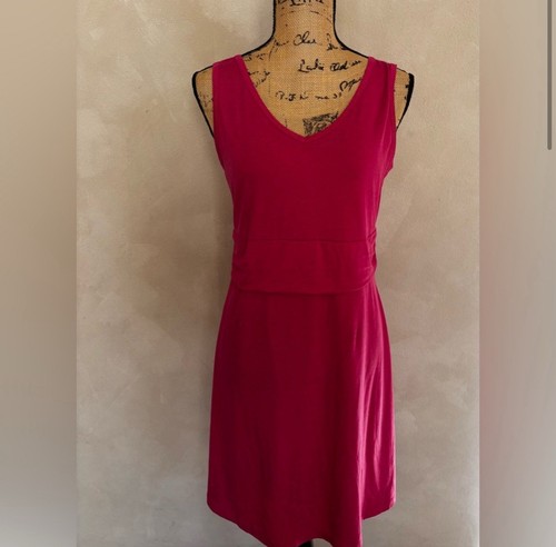 Title Nine Solid Raspberry Pink Frances Dress Size Medium