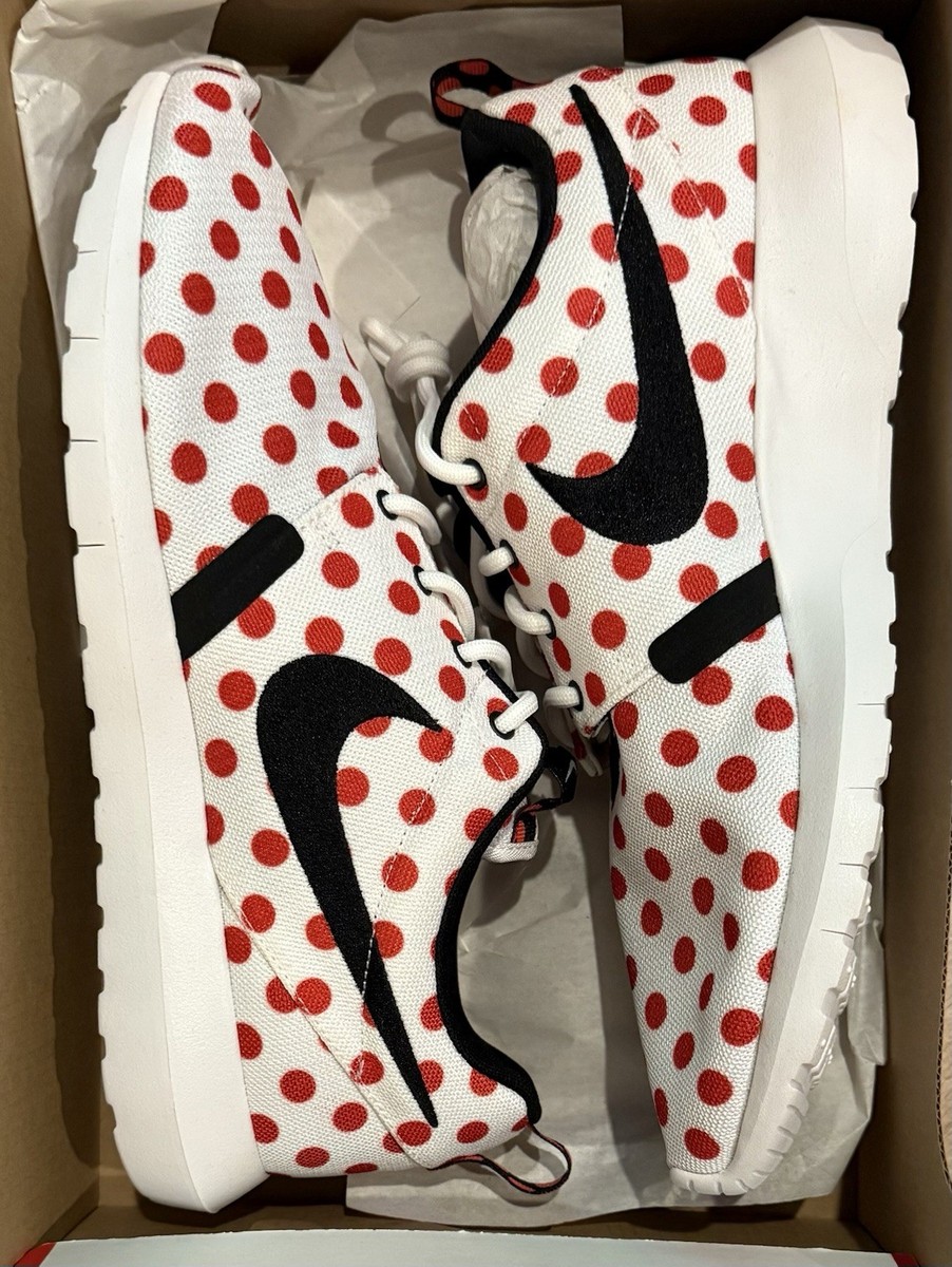 nike roshe polka dot red