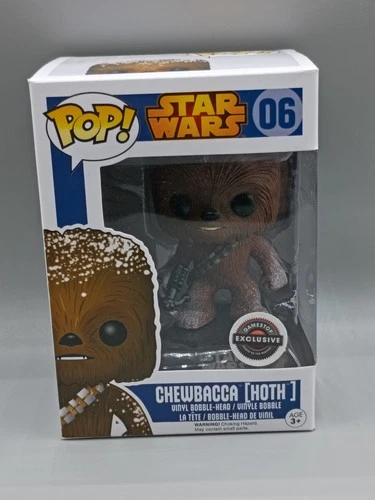 Funko Pop! Star Wars Chewbacca Hoth #06 GameStop Exclusive VAULTED.