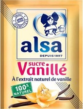 Alsa - Sucre Vanillé à l'extrait Naturel de Vanille - Vanilla Sugar - 6 sache