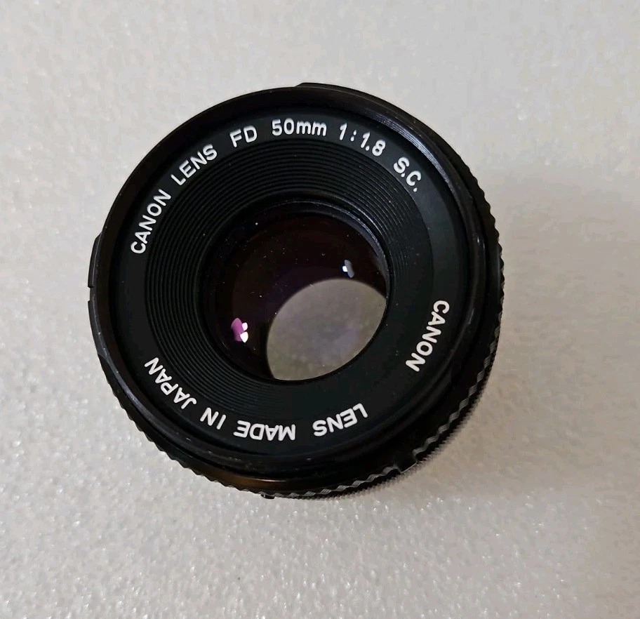 Canon FD f/1.8 Camera Lenses 50mm Focal for sale | eBay