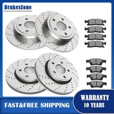 Front and Rear Brake Rotors Pads fit for Dodge Durango Grand Cherokee Brakes
