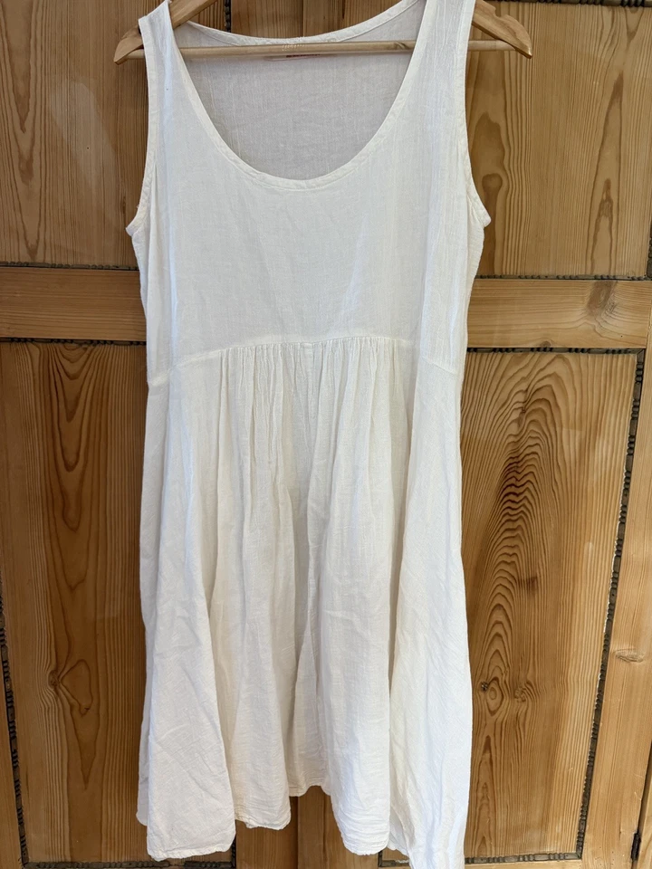 cocon.commerz PRIVATSACHEN Tunika / Kleid  Größe 2   w.Neu Creme  Chrash Baumw. - Bild 3 von 4