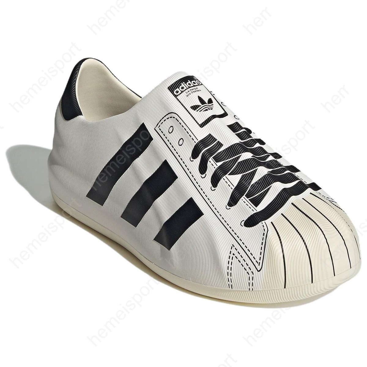 adidas Adifom Superstar Cream White Black JP5678 | eBay