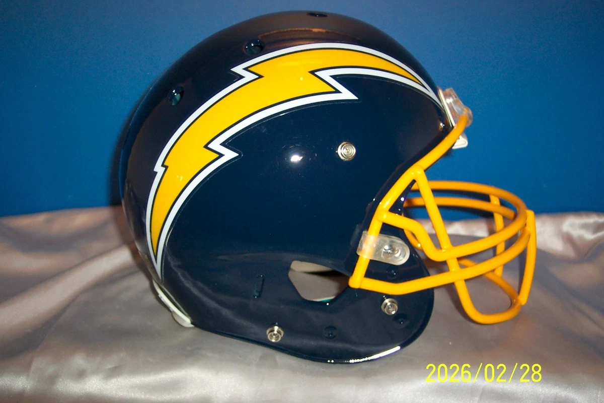 Casque De Football Américain Vintage Chargers San Diego Rawlings Taille M - Occasion Collection