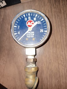  Vintage AC Spark Plug Div. GM PCT-1 Pressure Gauge 0-30 PSI  Flint, MI