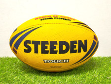 Vintage Steeden Touch WOS World Of Sport Rugby Ball New Unused