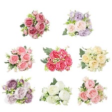 1 Bunch of Beautifully Crafted Artificial Roses for For wedding and Home Use