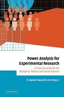 R. Barker Bausell (U. A.) | Power Analysis For Experimental Research | Buch