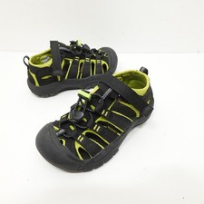KEEN Little Kids Newport H2 Water Sandals Black Lime Green Size 11 US 1009942