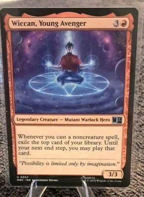 Wiccan, Young Avenger Magic The  Gathering: Marcel Super Heroes MTG U 0557