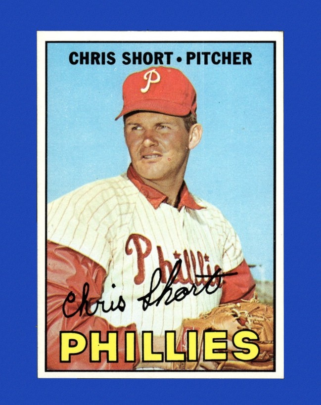 1967 Topps Set-Break #395 Chris Short NR-MINT *GMCARDS*