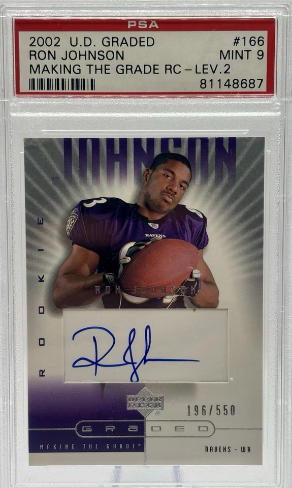 Lote de radiocontrol con clasificación UD 2002 - 6 tarjetas PSA - PSA 10/9 - 2 auto radiocontrol/550 Foto 4 de 4