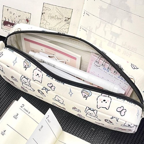 Multilayer Pen Bag Large Capacity Stationery Bag Pen Box Back To School - Picture 4 of 16