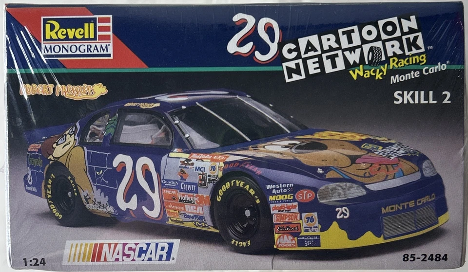 Revell Robert Pressley #29 Cartoon Network Wacky Racing 1:24 NASCAR Model Kit - Image 3 of 4