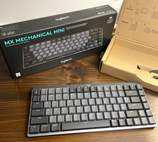 Logitech MX Mechanical Mini Clicky Wireless Keyboard New Backlit Bolt USB-C