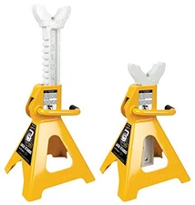 Performance Tool W41022 Ratchet Style Jack Stand Set 3-Ton Yellow