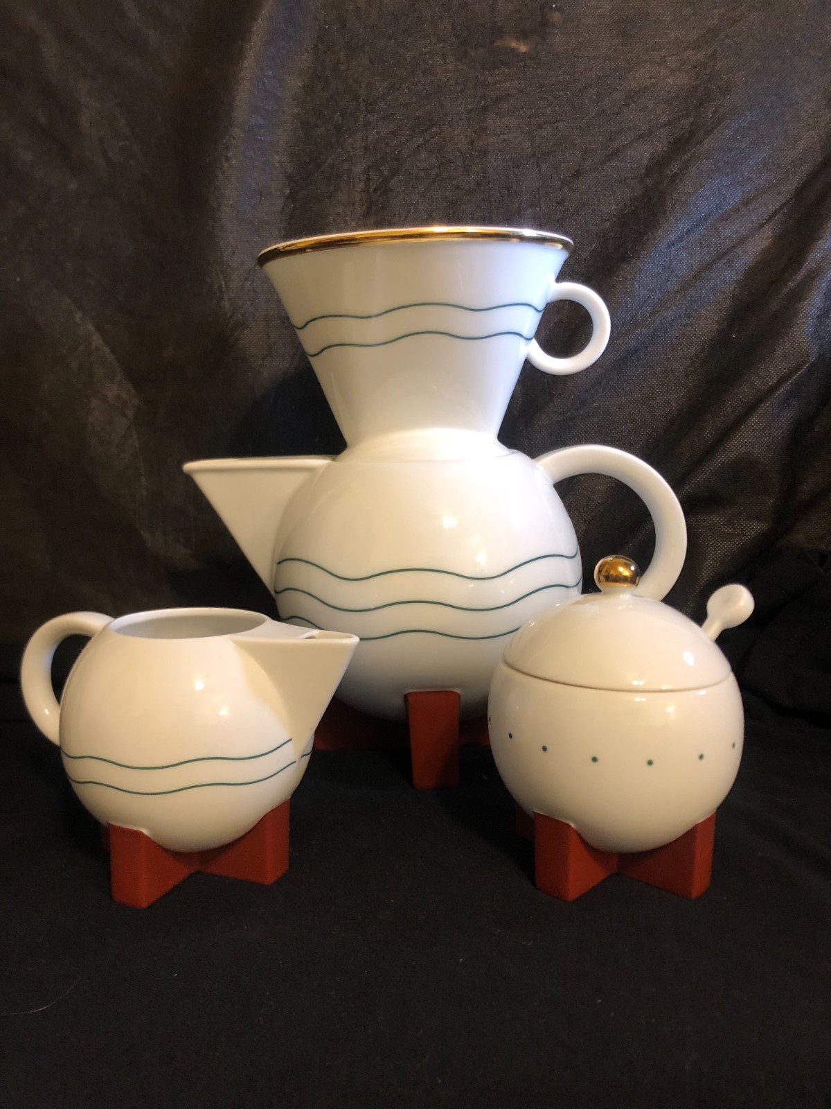 The Swid Powell Michael Graves Little Dripper Coffee Service Postmodern 