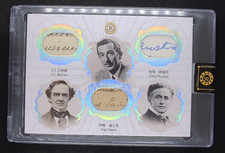 PT Barnum Walt Disney Harry Houdini 2026 Eternal 13/50 Triple Patch Silver