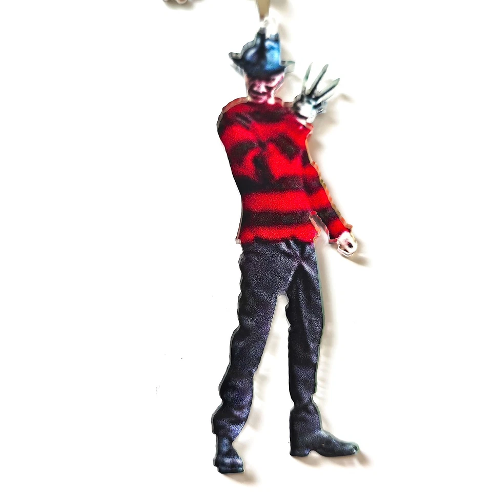 Freddy Krueger Llavero Acrílico Película de Terror Coleccionable Regalo Pesadilla Figura Foto 2 de 3