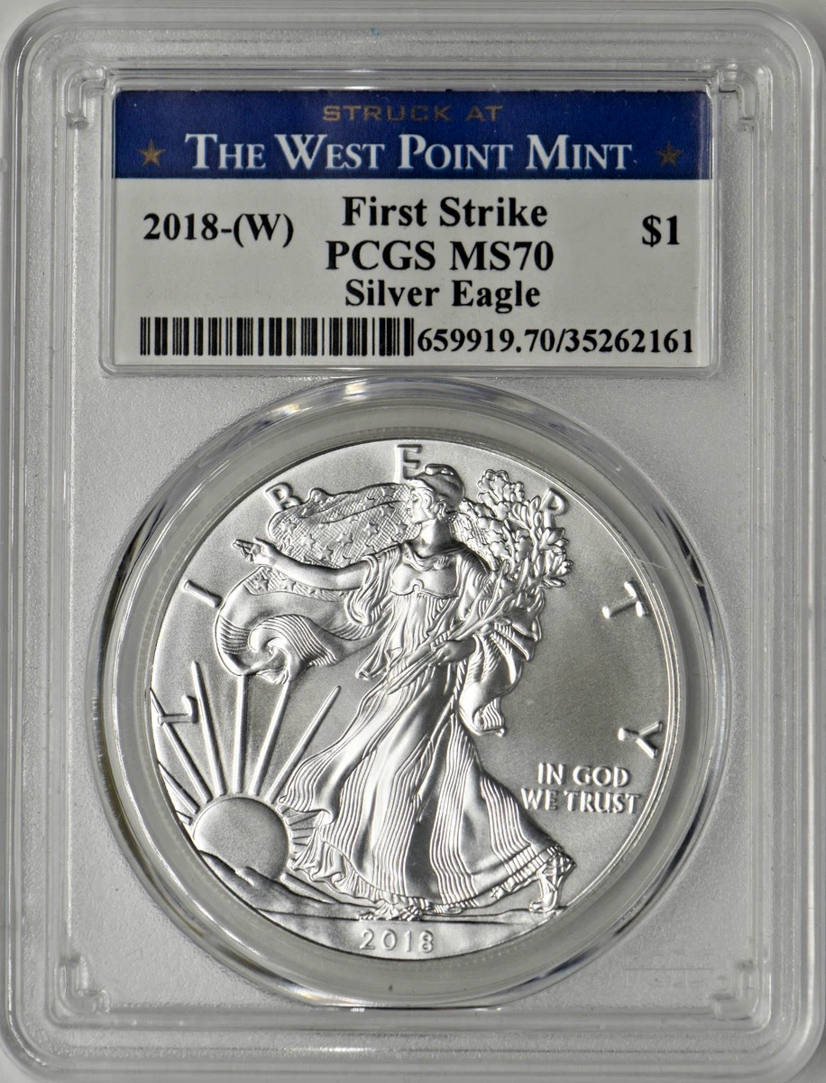 American Eagle MS 70 Graded 2018 Silver Bullion Coins for sale | eBay
