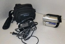 Sony Handycam DCR-DVD650 With Case and Charger Missing Battery Pack WORKS