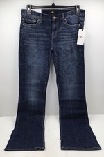 7 For All Mankind Women  s Low Rise Jeans Size 30 Original Bootcut Dark Wash
