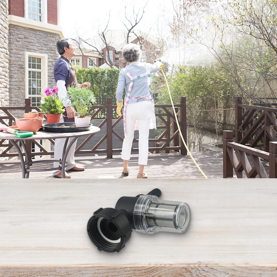 IBC Regenfass Filter Schlauchverbindungsstück für Wasser 100 Mesh Edelstahlsieb - Bild 3 von 4