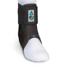 ASO Ankle Stabilizer Lace Up Ankle Brace Sprain Support Black, MD