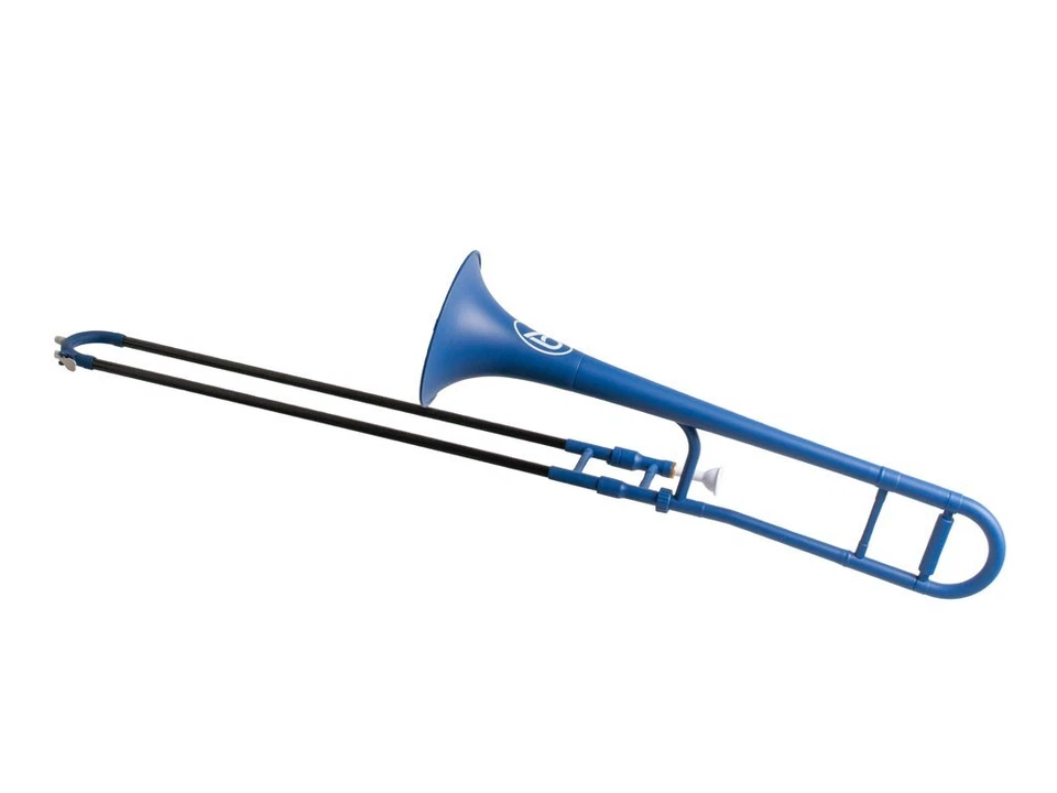 Trompeta ZO (azul mate)-alta calidad, policarbonato con fibra de vidrio deslizable-con bolsa de concierto Foto 2 de 4