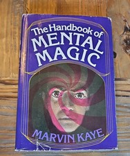 The Handbook Of Mental Magic By Marvin Kaye, HC/DJ