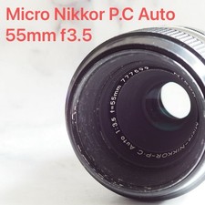 Nikon Micro Nikkor P.C Auto 55mm f3.5 Non-AI Lens Nikon F Mount Used