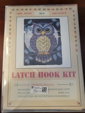 Latch Hook Kit - Owl Rug 52x38 CM - ZD4082 - All Tools and Material Included