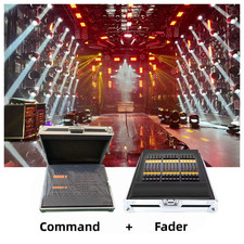 US new command wing 2 fader wing 2 with seperate flight case for light control