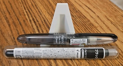 Pilot Petit3 Mini Fude Brush Pen Black Ink + 3 Refills