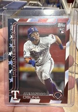 2025 Topps Update Series - Alejandro Osuna #US10 Independence Day /76 (RC)