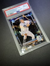 2025 Bowman Sapphire Kevin McGonigle Black /10 PSA 10. Pop 1. Detroit Tigers 1st