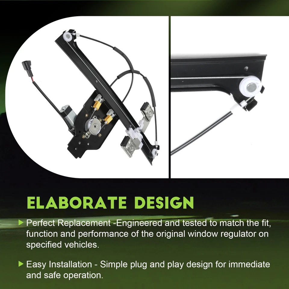 Regulador de ventana eléctrica trasero izquierdo con motor para Isuzu Ascender 4,2 L 2003-2005 Foto 4 de 4