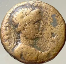 Ancient Kushan Empire Coin Indo-Greek 80-90AD Tetradrachm Soter Megas Vima Takto