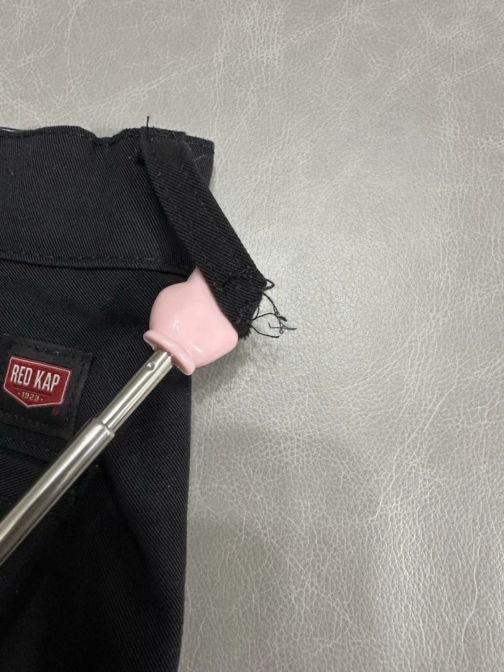 Red Kap Men’s Black Work Shorts Size 30 Industrial Uniform Poly Cotton Blend - Image 4 of 4