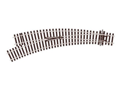 Peco HO Code 100 Curved Turnout Small Radius Lefthand Unifrog - SLU77