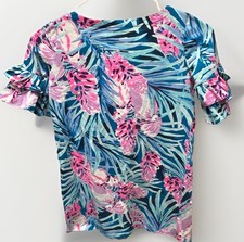 Lilly Pulitzer Girls Large 8-10 Cotton Dress Floral Print B0025