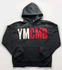 YMCMB Drake Lil Wayne Nicki Minaj Cash Money Records Sudadera con Capucha Negra Talla Mediana