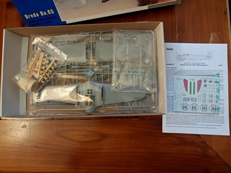 Special Hobby Breda Ba 65  1/48 Regia Aeronautica Sealed Sigillato - Immagine 2 di 3