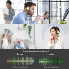 Cuffie USB Con Microfono Noise-cancelling Per PC – Comode, Plug-and-play, Per Chiamate E Corsi Online