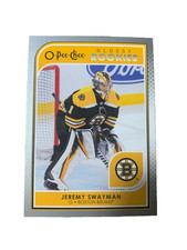 2021-22 Upper Deck Jeremy Swayman O-Pee-Chee Glossy Rookies #R-6 Bruins