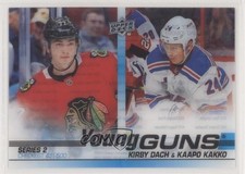 2019 Upper Deck Young Guns Checklist Clear Cut Kirby Dach Kaapo Kakko #500 3ax