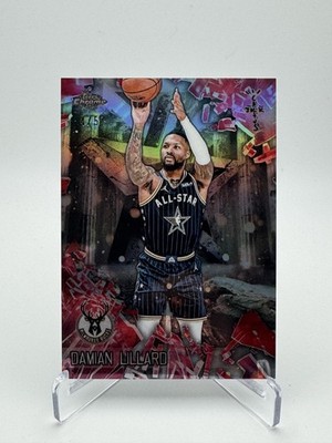 2025-2026 Topps Chrome Cactus Jack Damian Lillard Sicko Stars Red /5
