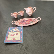 Barbie My First Tea Party 4 Piece Rose Service Tea Set 1995 Replacement Pieces